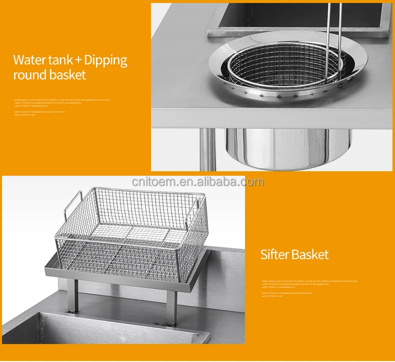 KFC Equipment Electric Chicken Breading Table Machine