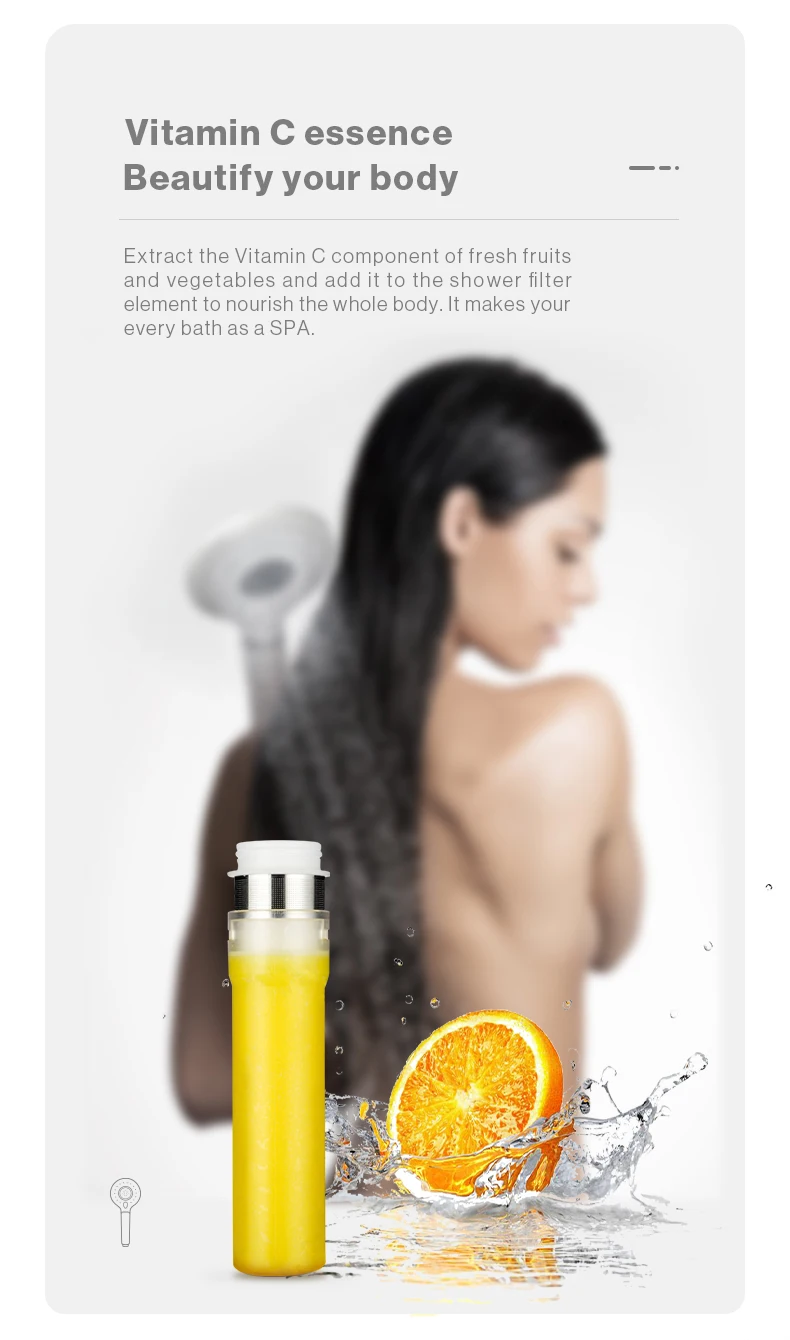 Redge Water Purification Phrejuvenate Vitamin C Shower Filter Ionic