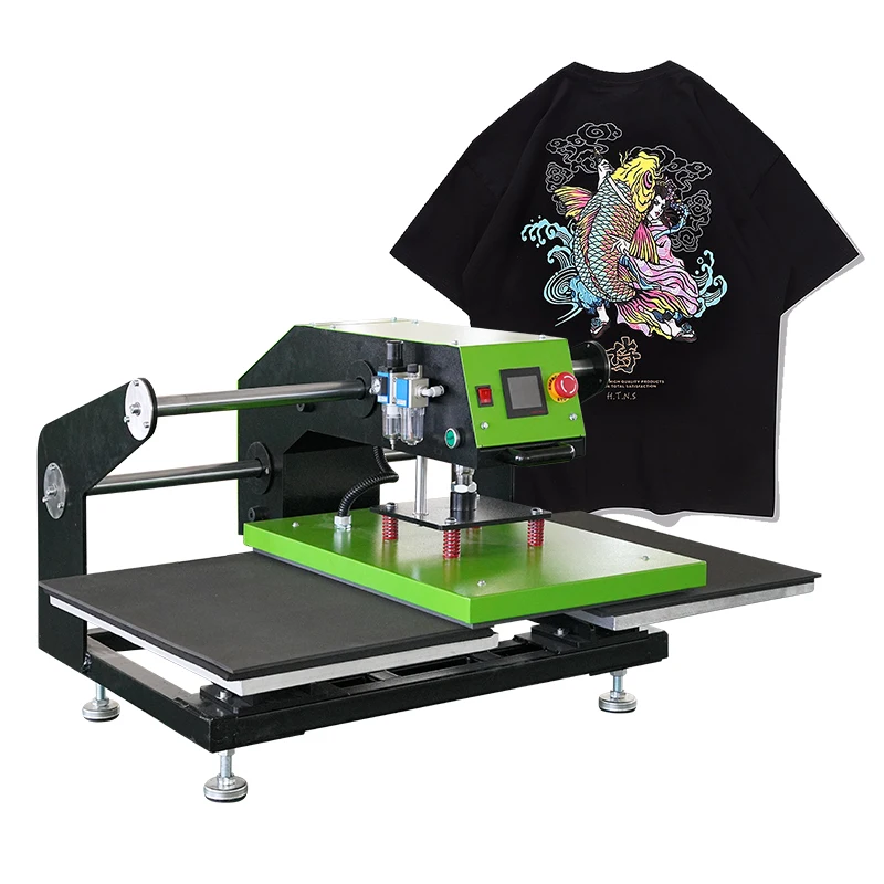 Auplex Semi-Automatic Pneumatic Marking Automatic Heat Press Machine B2