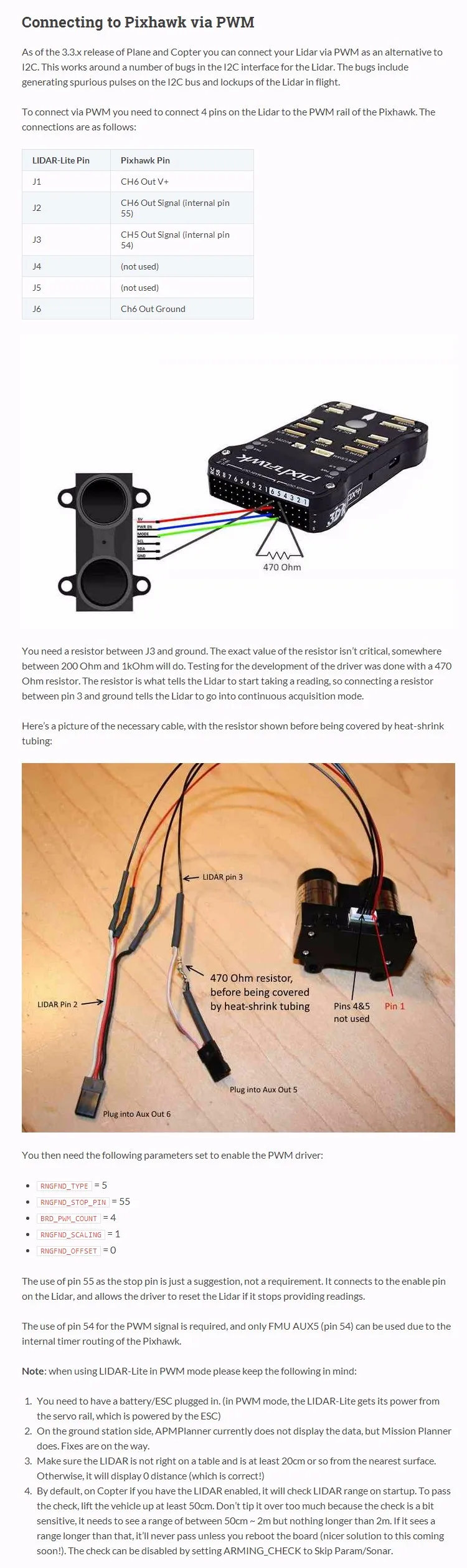 LIDAR Lite V3 - Precision Optical Distance Sensor for Drones