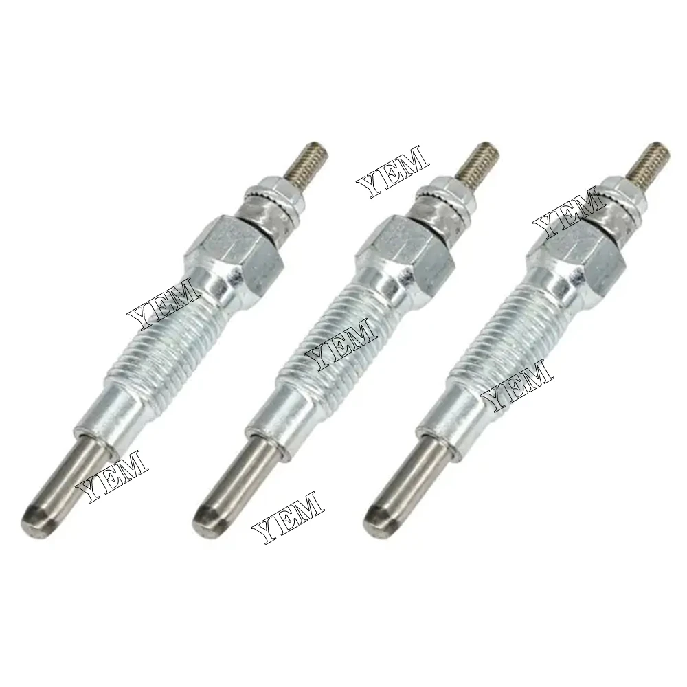 Equipment Machinery Parts Glow Plug 15261-65510 15521-65512 for Kubota B6100 B7100 L2350 KH28L ( 3PCS ) US