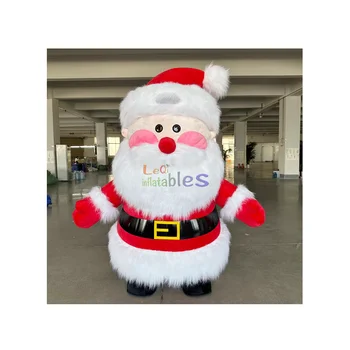 New Design Inflatable Christmas Santa Claus Mascot Costume For Adult Party Advertising For Cosplay Christmas Suits