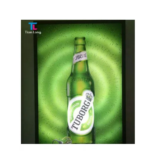 caja de Luz Dinámica con Tarjeta y Telas Publicitarias Dinámicas