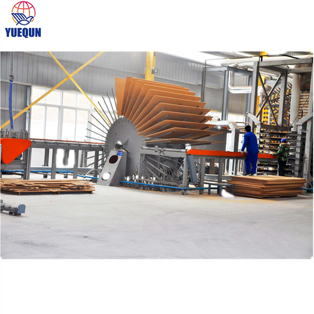 Автоматическая ДСП плиты печати под давлением и температурой производственная линия