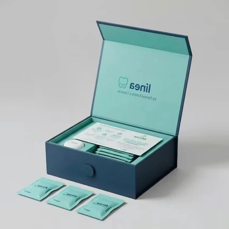 Custodia portatile per dentiera in stile europeo, per mantenere puli