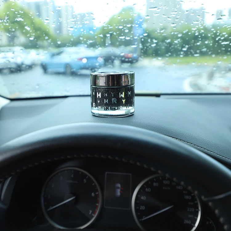IKEDA Competitive Price Custom Areon Car Air Freshener Gel Crystal Solid Car Balm Air Freshener