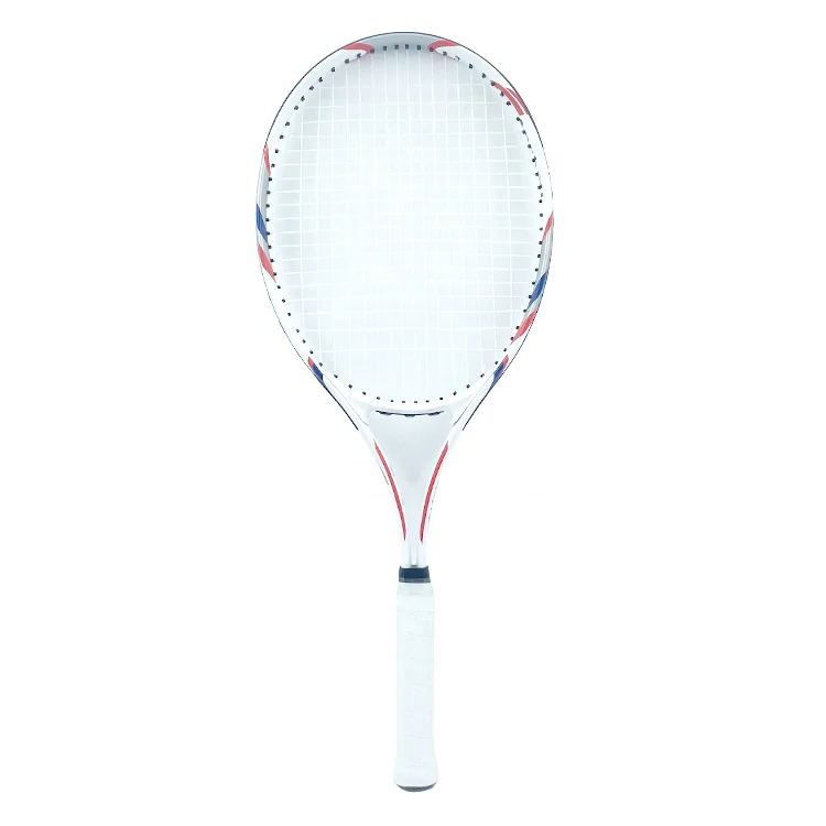 Standard Size High Quality Tennis Racket Custom Factory Supply Aluminum Alloy Tennis Racket High Tension Durable Tennis Paddle