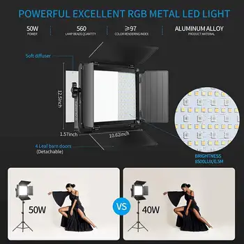 GVM-680RS RGB Simple Flat Panel Light Single Lamp detail image