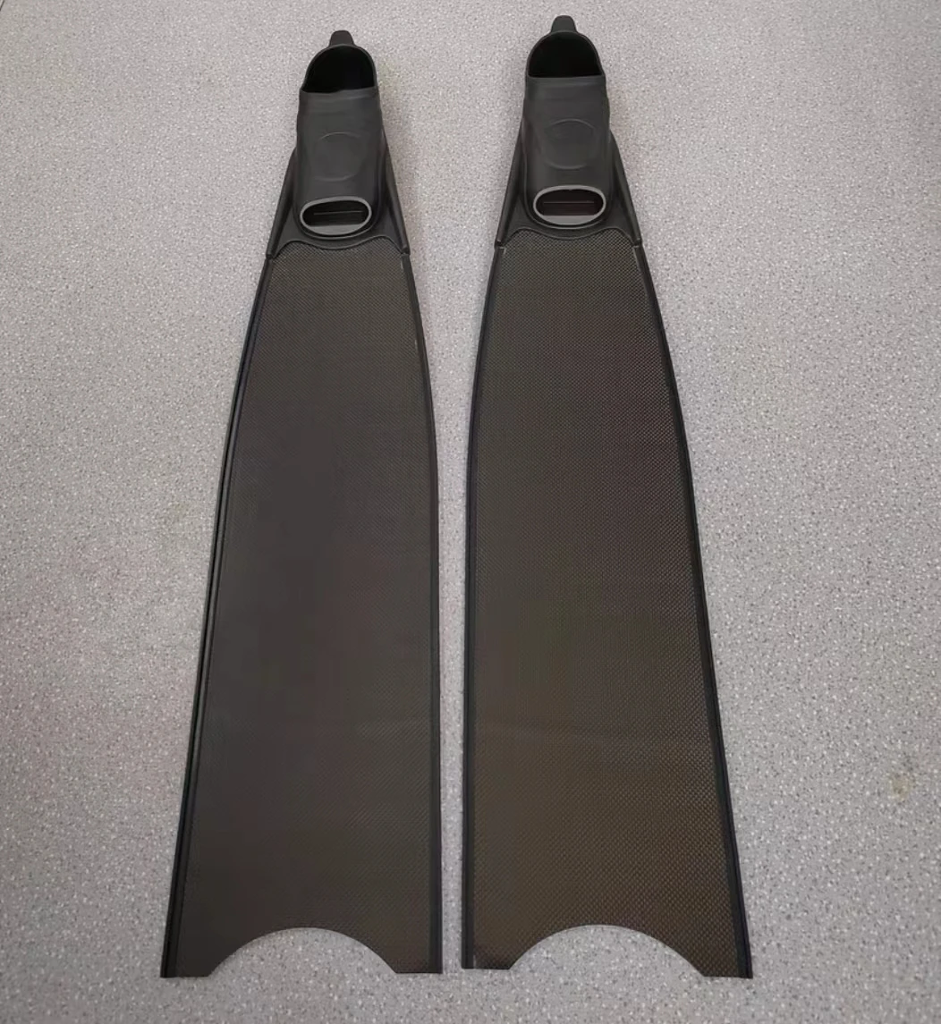 Kubo One Set 3k Carbon Fiber Free Diving Long Fins Combo With Soft Foot