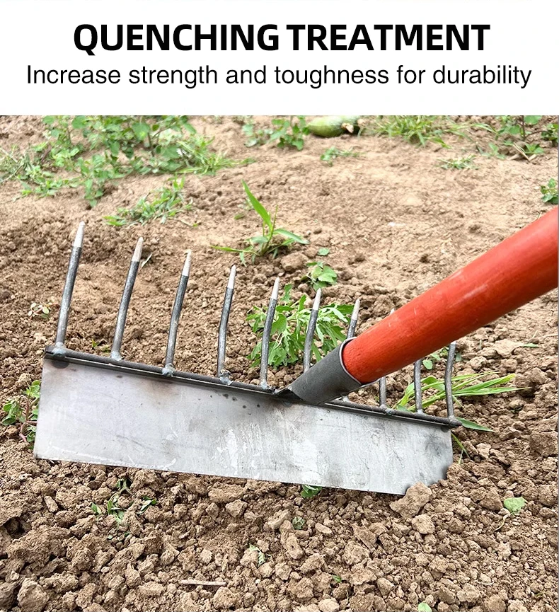 product customized hot forged carbon steel  iron agriculture tool hoe  farming weeding garden home hoe  head-8