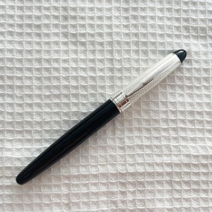 High Quality Luxury Silver Metal Roller Pen Set with  Custom Logo  Business VIP Gift Metal Roller Pen Set with PU  Case