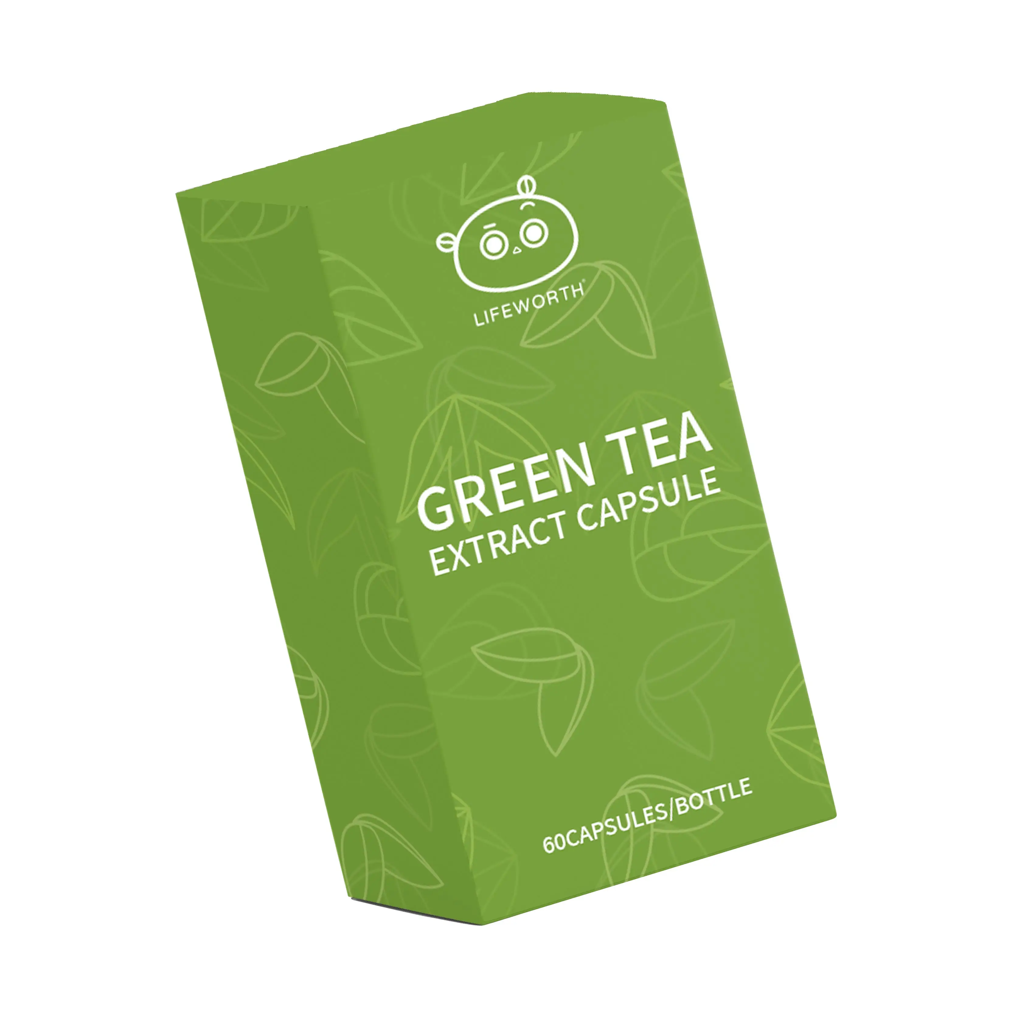 Lifeworth private label pre workout weight loss tea diet green tea capsule