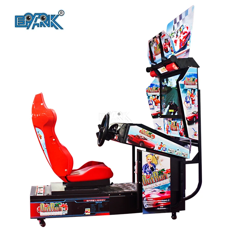 Outrun Coin Operated Car Racing Simulator Video Arcade Game for Game Zone