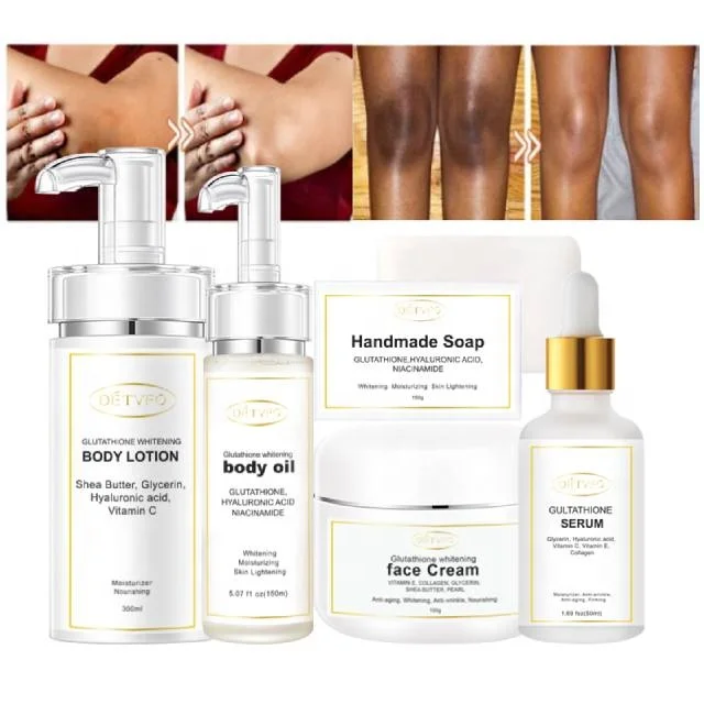 Skincare Kit Niacinamide Body Face Natural Organic Ingredient Bleaching  Black Skin Moisturizing Skin Set