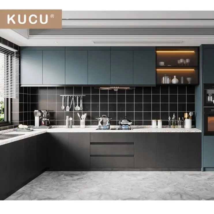 Modular Modern Euro Stylet Bar Turkey Kitchen Cabinet With Tv