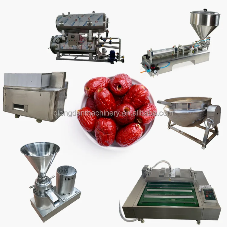 Automatic Dates Washing Sorter Processing Machines Date Palm Production Line Soft Biscuits Filled With Dates Production Line