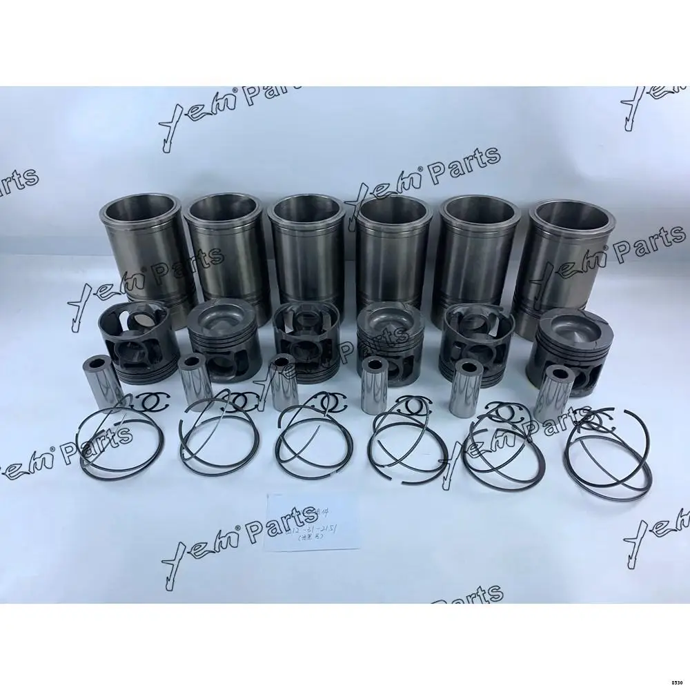 Liner Kit With Cylinder Engine Piston Ring Liner 6212-31-2151 For Komatsu 6D140 Engine Rebuild Kit Aftermarket Parts