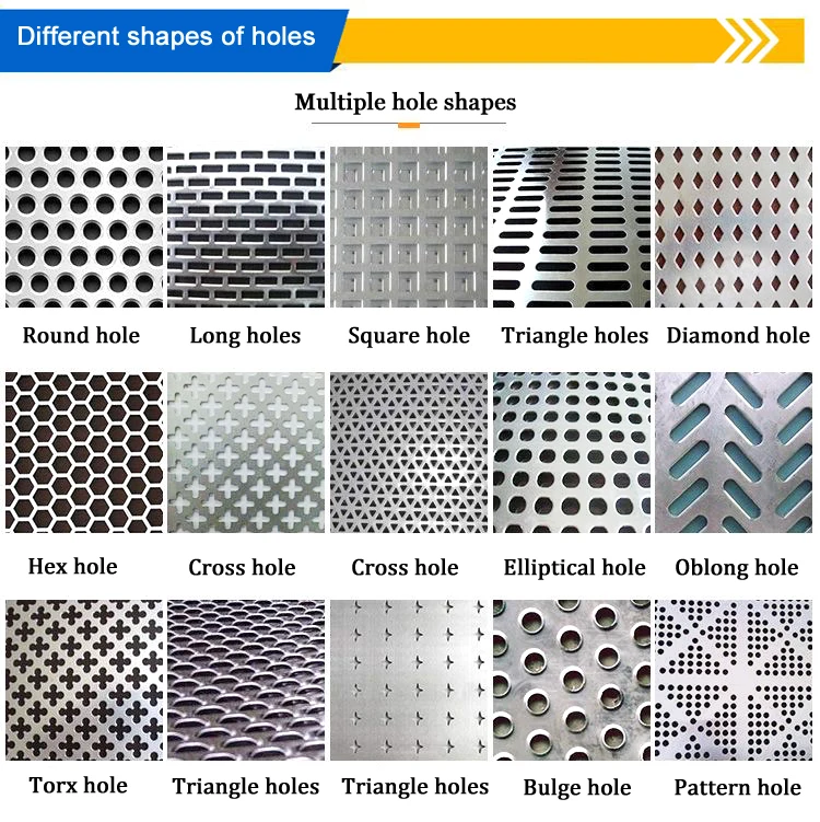 Round Hole Perforated Metal/round Holes Galvanized 316 Stainless Steel ...