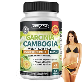 OEM Organic Natural Garcinia Cambogia Healthcare Supplements Effective Slimming Capsules for Weight Loss