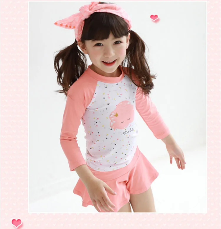 Wholesale Beautiful Little Girl Swimwear Cute Baby Bodysuit Children ...
