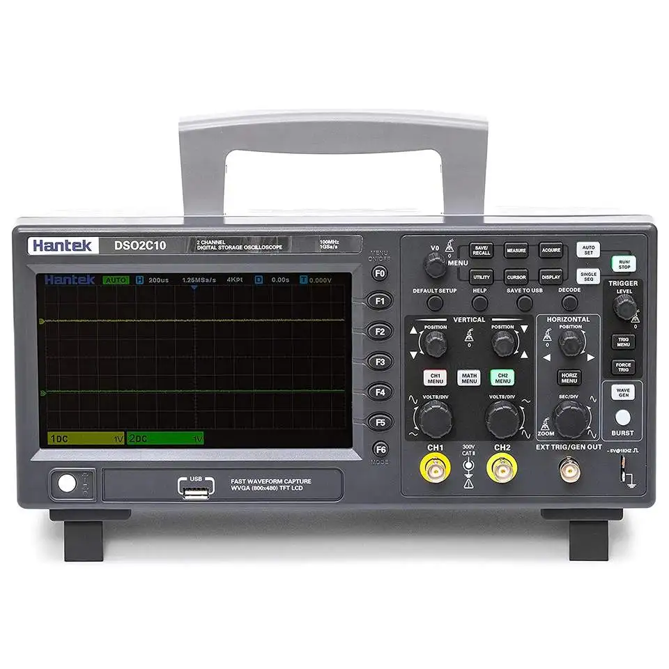 Hantek Dso2c10 Digital Oscilloscope Dual Channel 100mhz Bandwidth