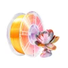 PLA+SOIE 4 COULEURS VERT/ORANGE/ROUGE/OR
