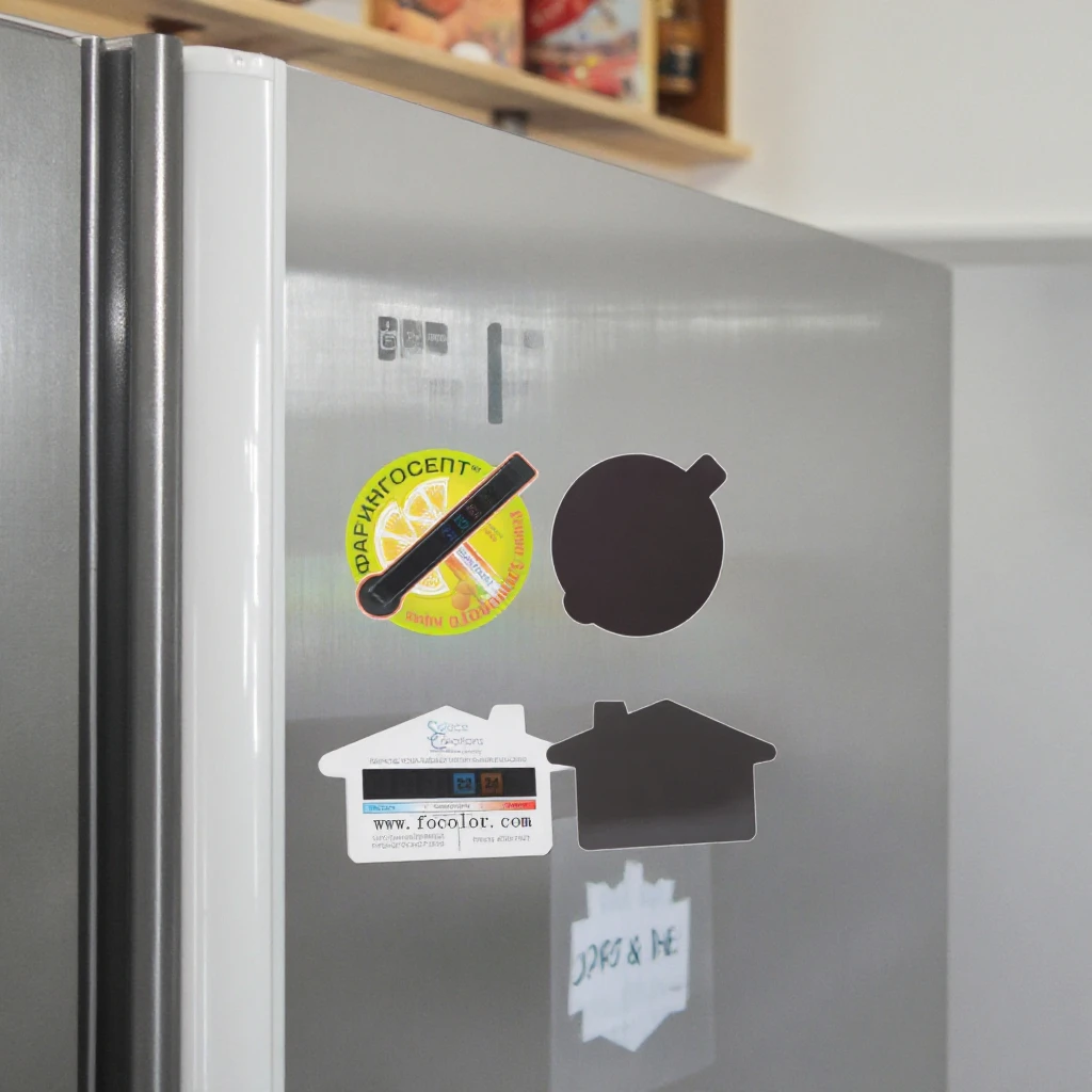 Soft Magnet Refrigerator Card Room Liquid Crystal Thermometer