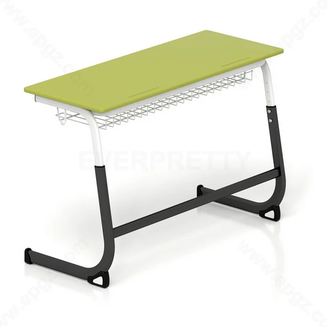 Wooden Students Double Desk School Furniture Modern Style School