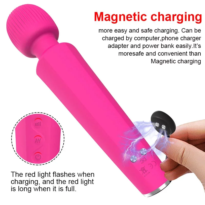 20 Frequency Mini Wand Vibrator Body Massager Neck Back Shoulder Personal Massager Sex Toys Vibrators 20 Frequency Mini Wand Vibrator Body Massager Neck Back Shoulder Personal Massager Sex Toys Vibrators