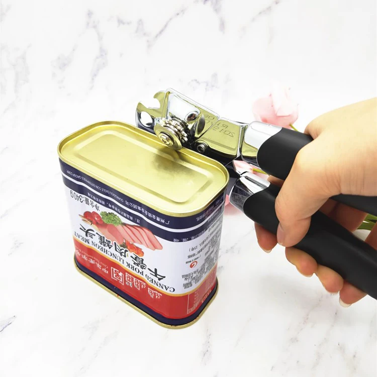 Multifunction Stainless Steel 3-in-1 Manual Opener for Bottles and Cans Butterfly Smooth for Topless Edge Handheld