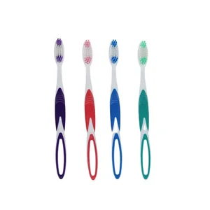 For RH619 Adult Toothbrush with Soft Bristle PP+TPE Handle ISO Certified OEM for Home Use