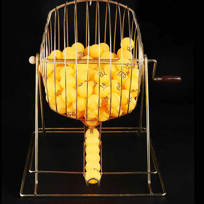 Металлическая клетка, Набор для игры в лотереи, выбор мячей, игры в бинго