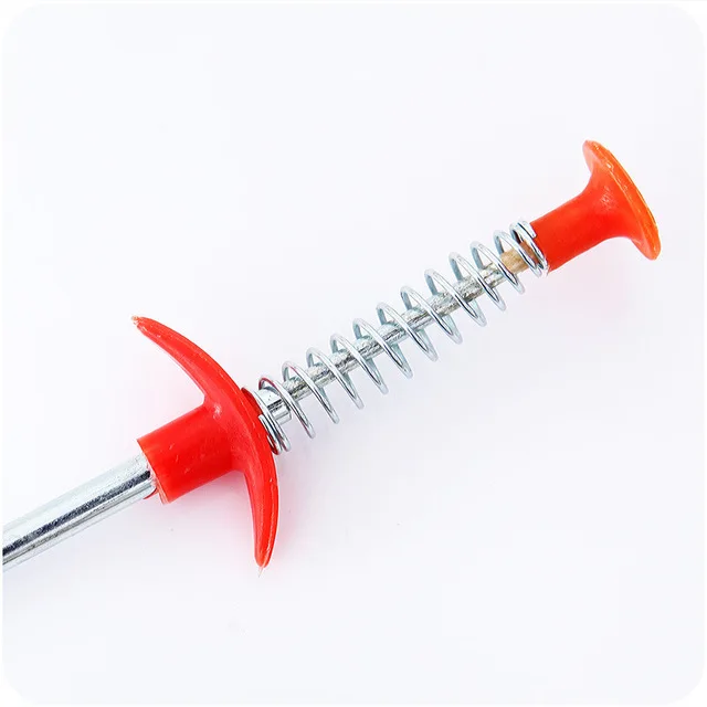 Stainless steel sewer dredging Tools auger drain sewer snake blocked hair drain pipe cleaner clog remover cleaning tool