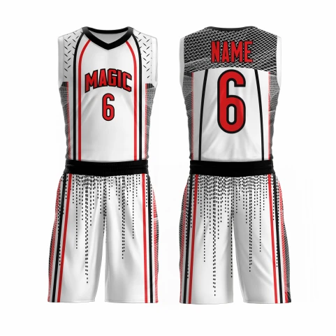 Спортивный баскетбольный трикотаж с принтом