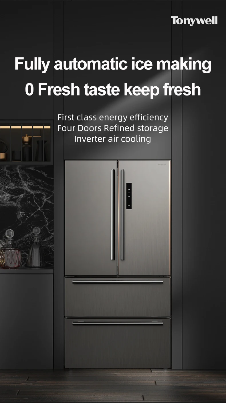 28 Cu Ft 4 Door French Door Refrigerator Without Touch Screen Stainless