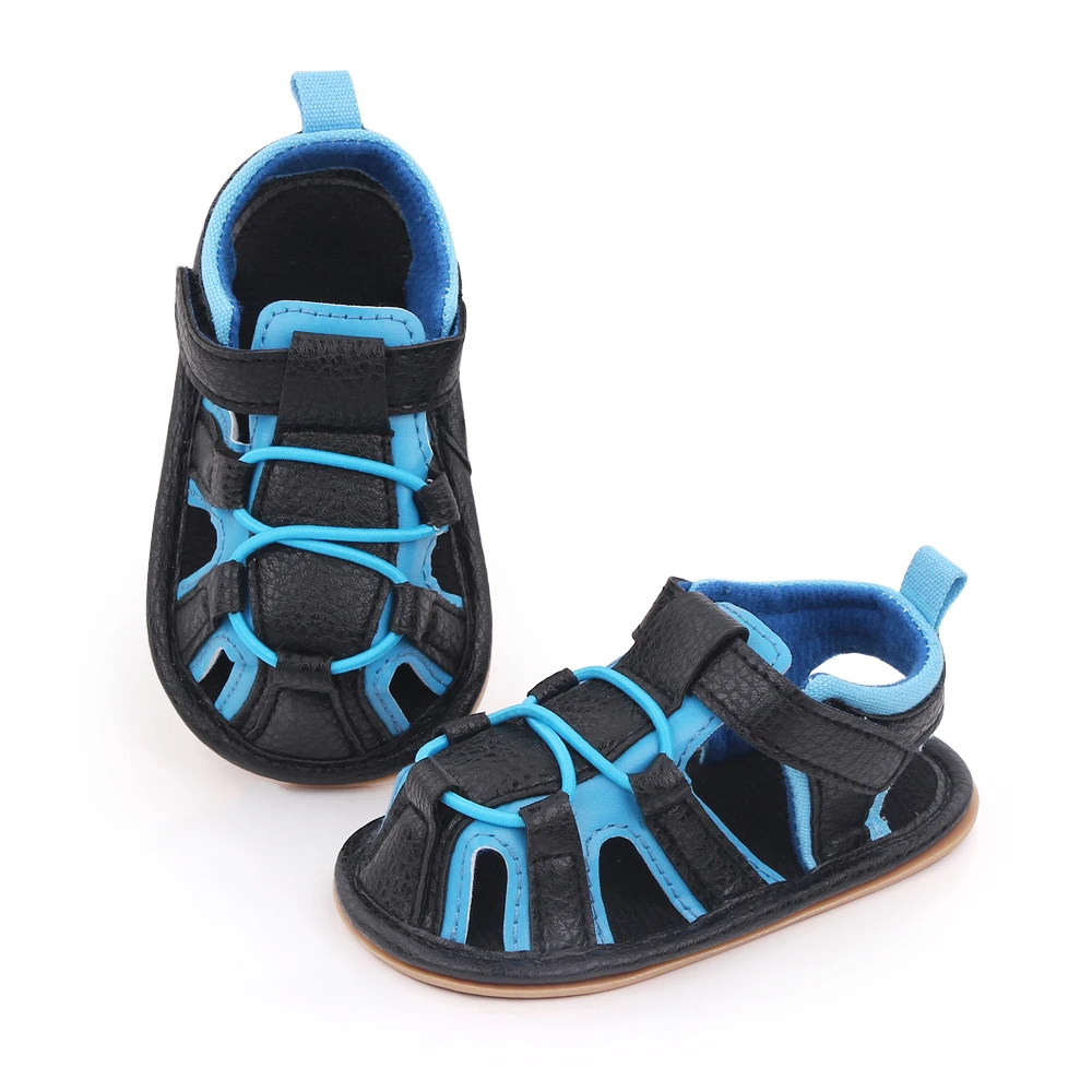 Baby Summer Sandals 0-1 Year Fashion Boys Breathable Soft Sole Newborn Toddler Shoes
