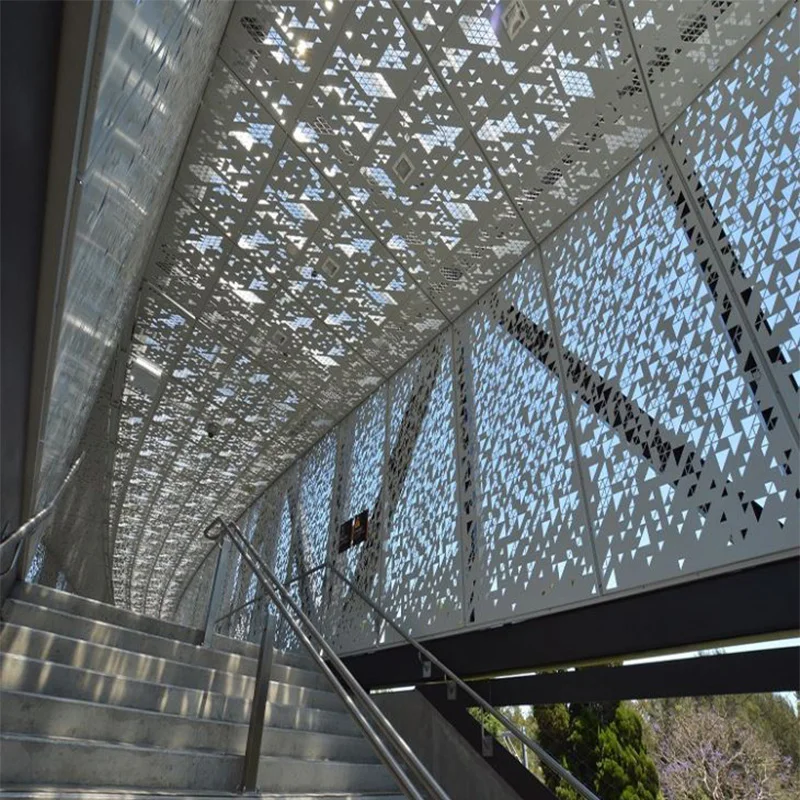 Wall Cladding System Aluminum Composite Panels  Concrete Cladding New Laser Cutting Decorative Wall Cladding