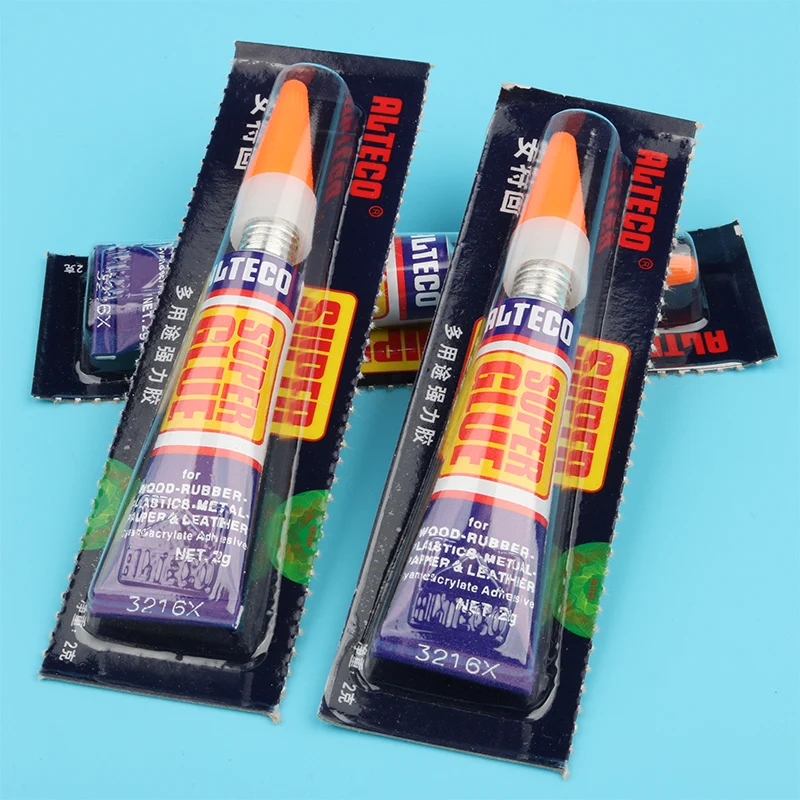 Ultra High Strength Cue Tip Fix Glue for Wood Rubber Metal Leather Eco-friendly Pool Cue Tip Fox Glue