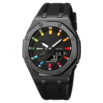 Man Analog Watch Black Digital Sport Watches Led for Men Manufacture Wholesale Online Customization Oem Cheap Digital Watch