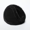 14cm extra thick solid color rough edge-navy blue