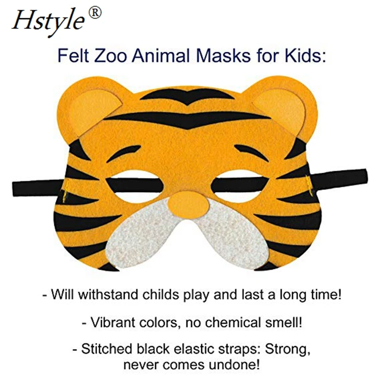 Kids Lion Mask, Lion Costume, Zoo, Felt Mask, Kids Face Mask