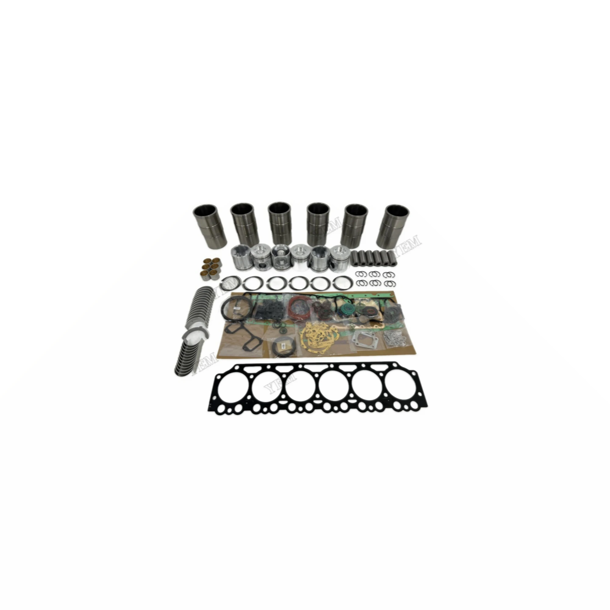 D7D Overhaul Kit With Bearing Set Fits for Volvo Standard Size Engine Parts