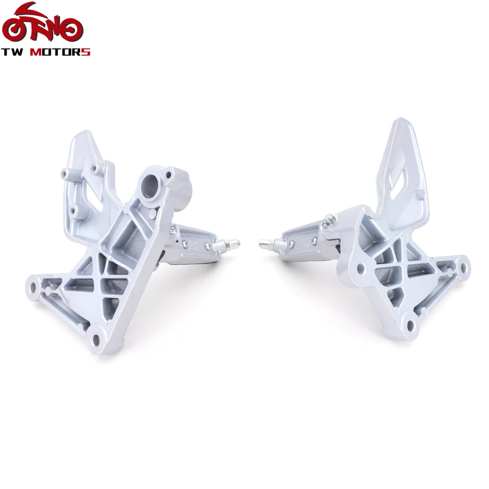 Factory Direct Sales Motorcycle Front Footrest Pegs Front Foot Pedals Assembly for Tvs Motorcycle Spare Parts