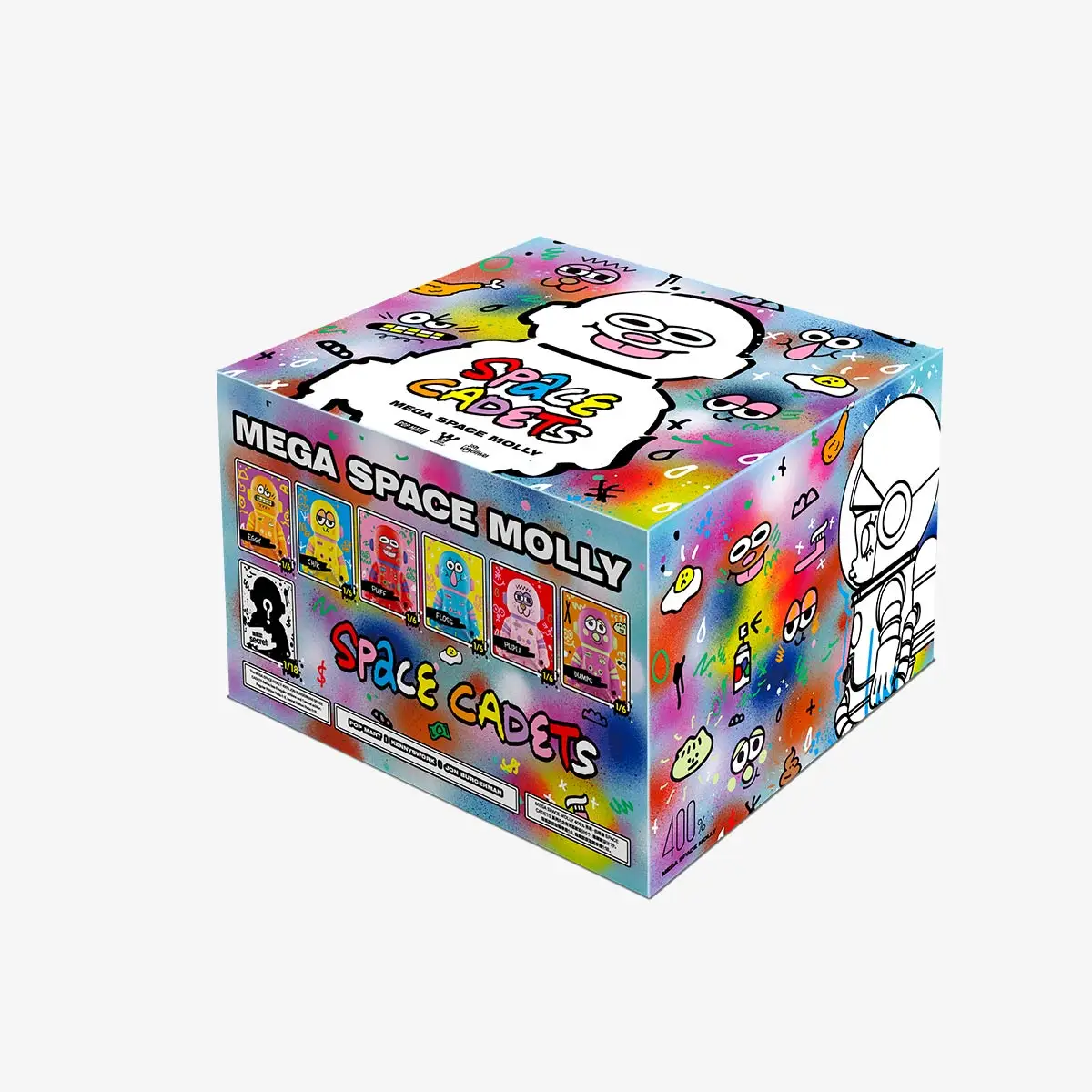 【まとめ売り】POP MART MEGA MOLLY 400% 4種セット POPMART SPACE MOLLY 400% JON BURGERMAN - Mystery Blind Box