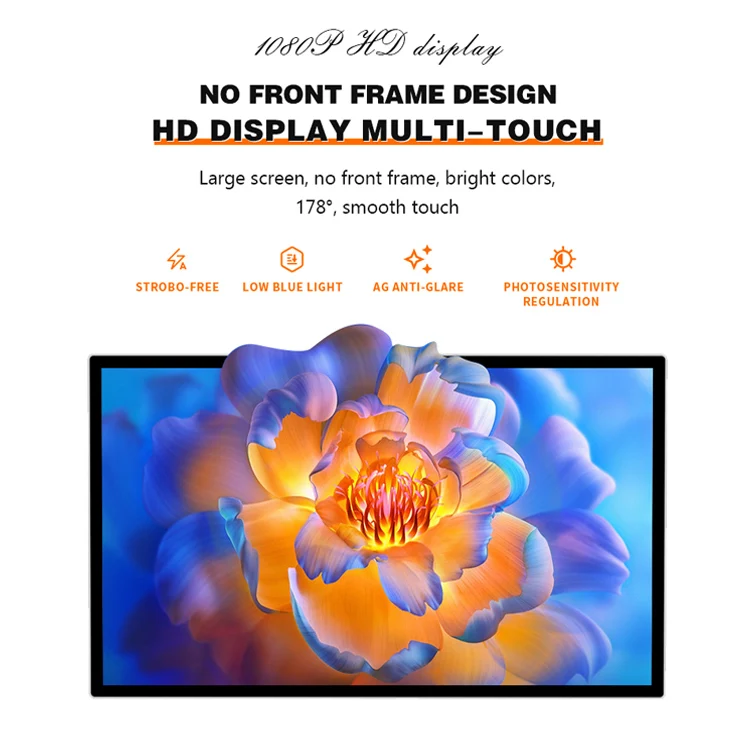Smart 4+32G Android 11 Mobile TV 32 Inch Touch Screen Portable Monitor for Yoga Fitness LED Video Game Player 27 Inch TV