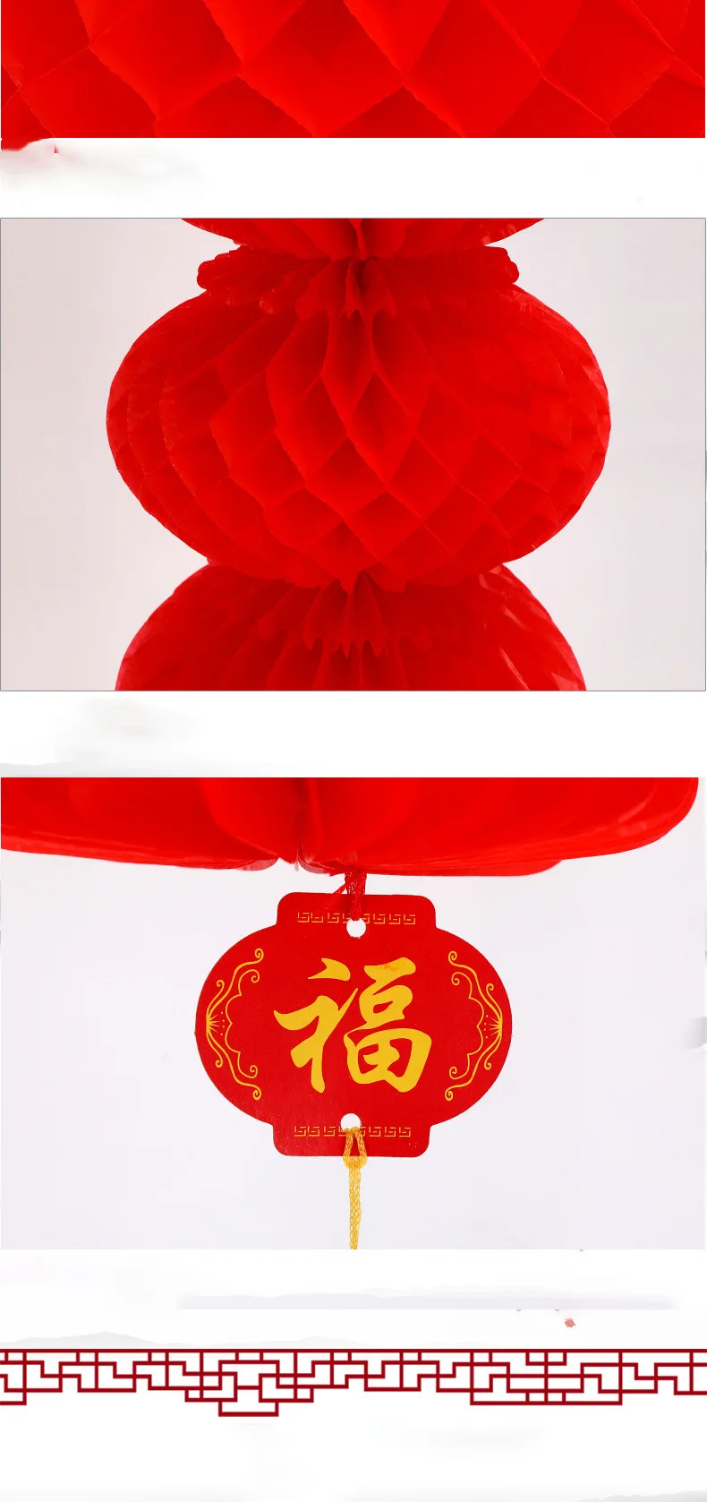 China Manufacture Wholesale Chinese Lanterns Outdoor Waterproof Red