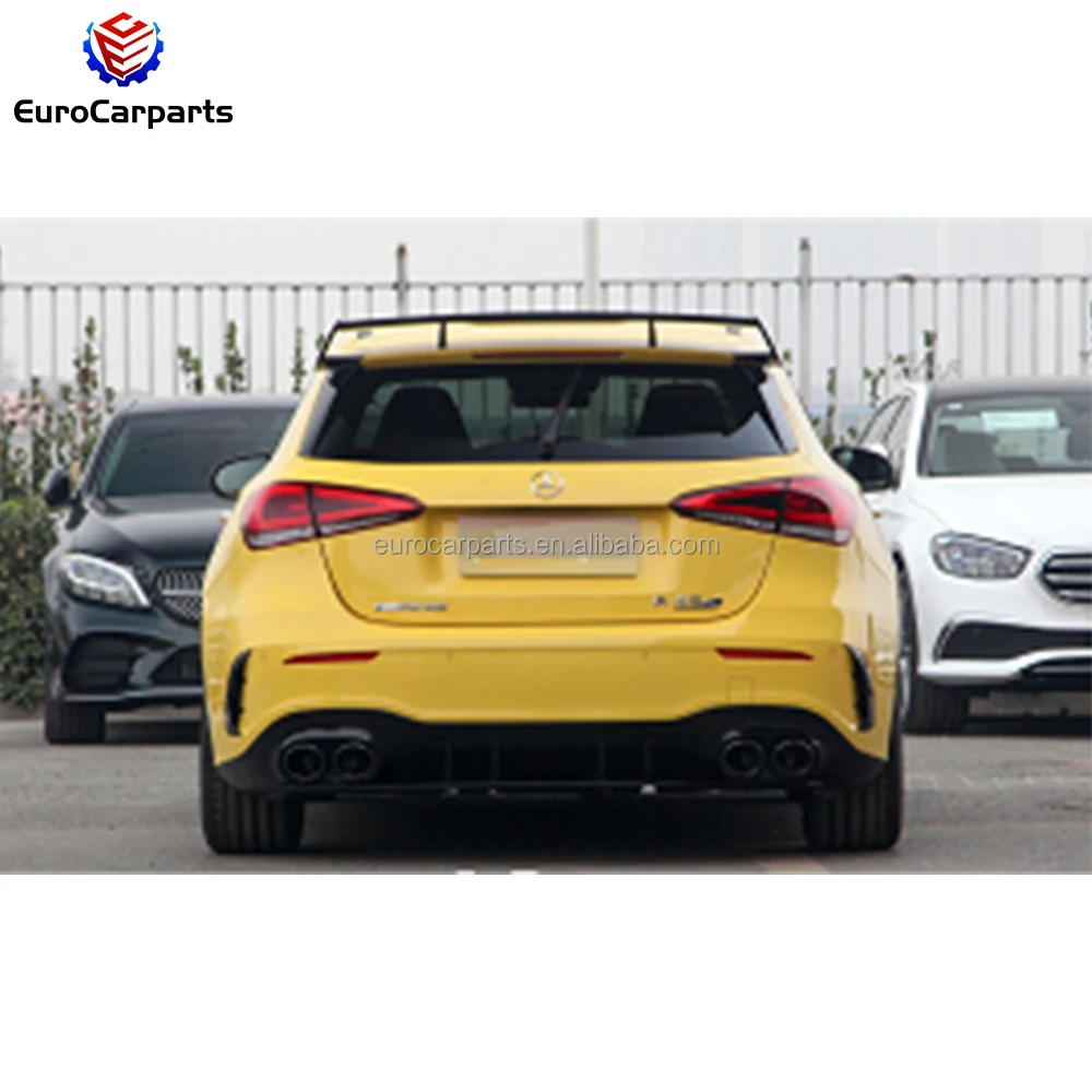 A45 Body Kit Body Kits for a Class W177 2019 Year Car Bumpers Grille Side Skirts Rear Diffuser Exhaust Tips Rear Wing