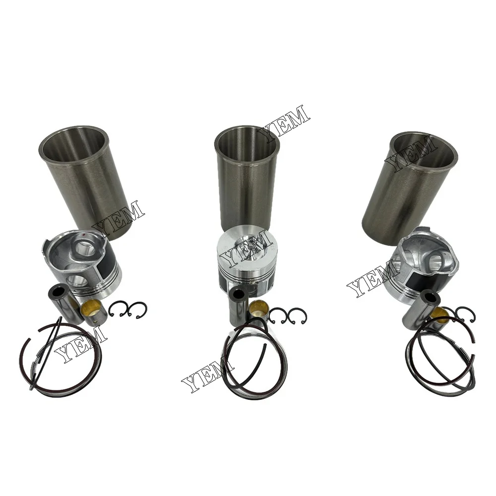 Cylinder Liner Kit Fit for Yanmar 3T75HLE Engine 4