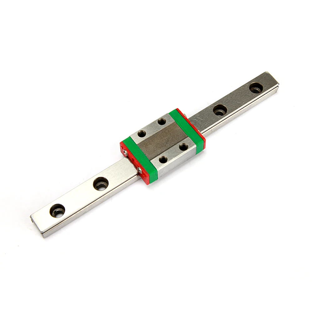 Guida Lineare MGN12 Mm In Acciaio, Lunghezza 350mm, Con Carrello MGN12H, Per Stampanti 3D E CNC, Nero