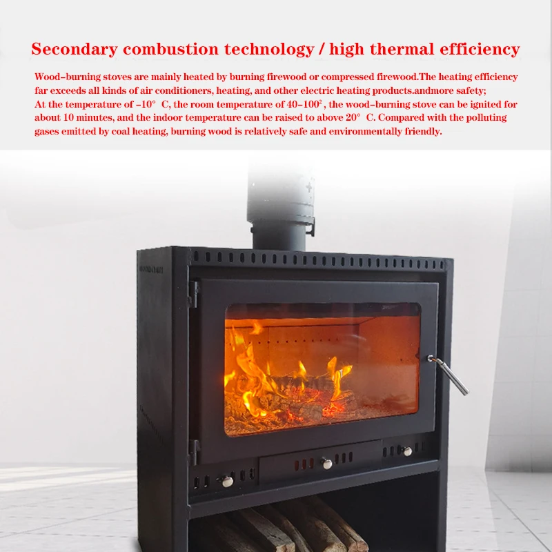 European Standard Secondary Combustion Technology Stoves Wood Burning